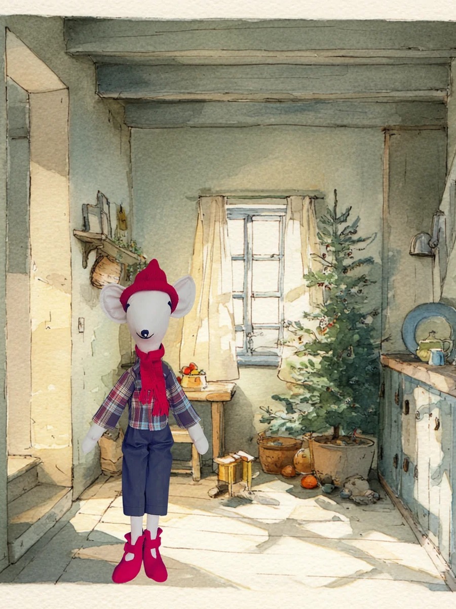 Remy Noël Edition, a handmade mouse doll